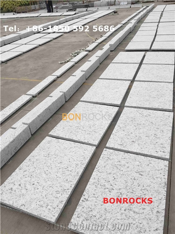 Andromeda Sri Lanka White Granite Flamed Tiles