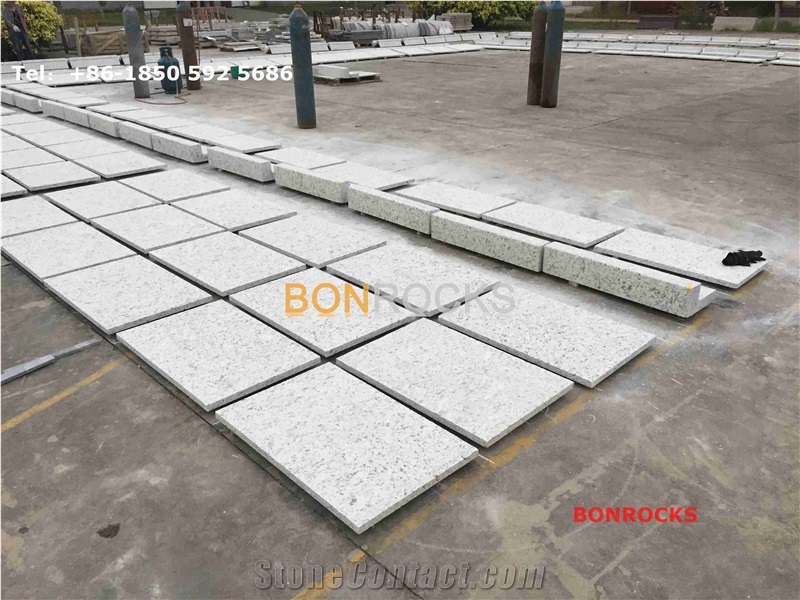 Andromeda Sri Lanka White Granite Flamed Tiles