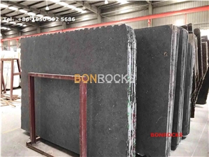 Atlantic Black Limestone Polished Slabs and Tiles
