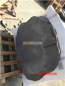 Basalt and Lava Stone Slab, China Black Basalt