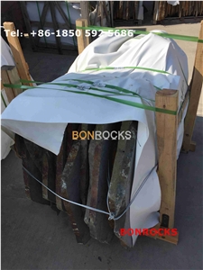 Basalt and Lava Stone Slab, China Black Basalt