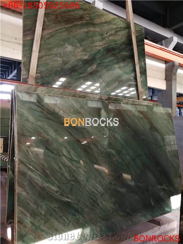 Botanic Bordeaux Green Quartzite Slabs and Tiles