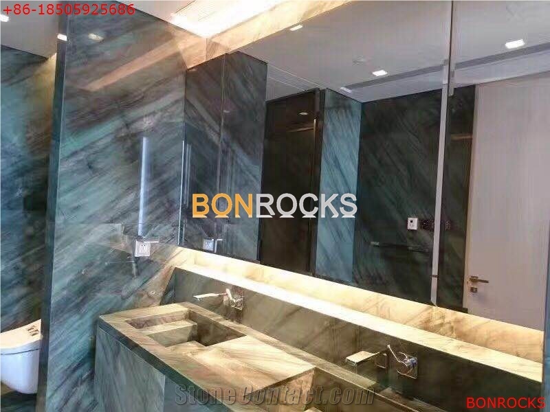 Botanic Bordeaux Green Quartzite Slabs and Tiles