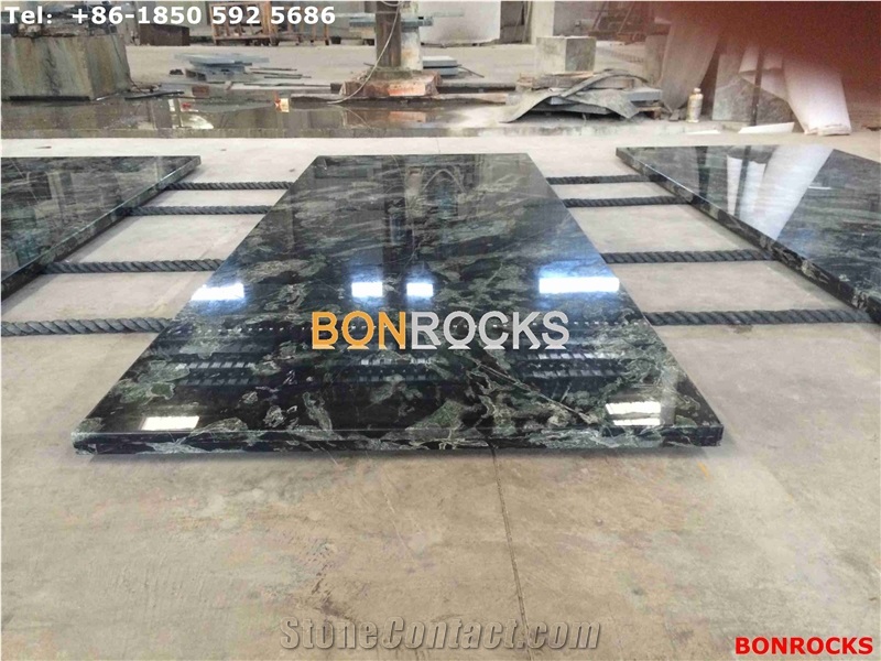 Golden Galaxy Black Granite Countertops