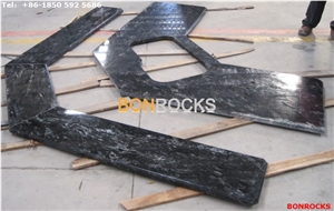 Golden Galaxy Black Granite Project Countertops