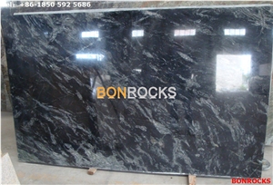 Golden Galaxy Black Granite Slabs