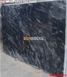 Golden Galaxy Black Granite Slabs