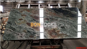 Green Jade Dark Granite 3cm Slabs