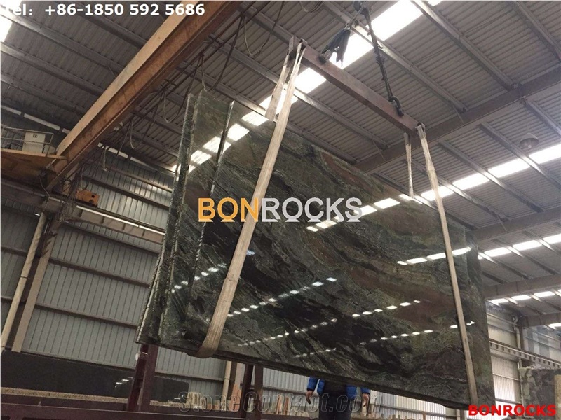 Green Jade Dark Granite 3cm Slabs