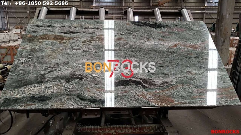 Green Jade Light Granite 3cm Slabs