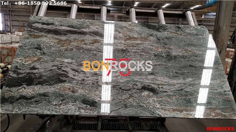 Green Jade Light Granite 3cm Slabs