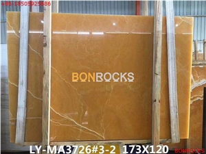 High Quality Orange Onyx Slabs Used for Countertop