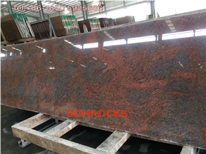 Multicolor Red Granite Steps