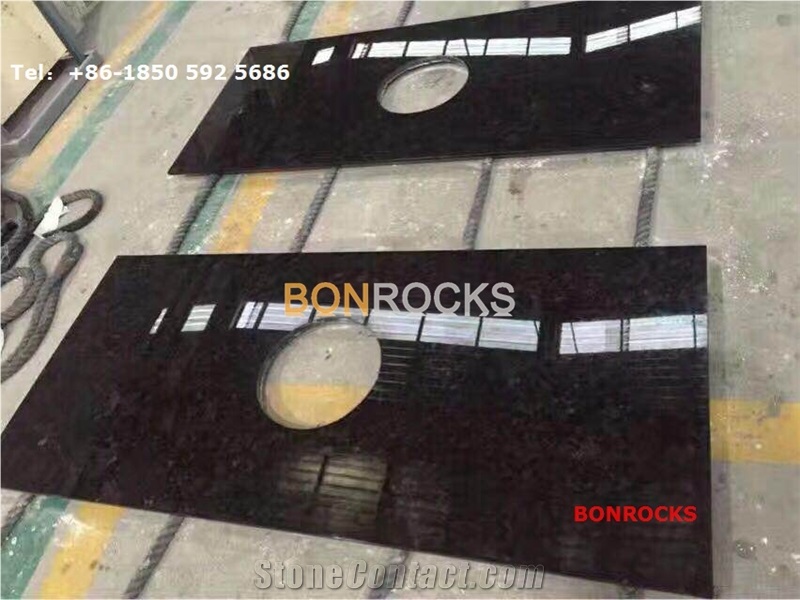 Nero Angola Black Granite Countertops