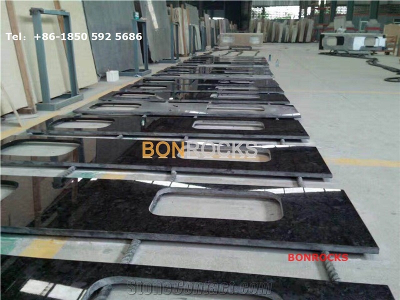 Nero Angola Black Granite Countertops