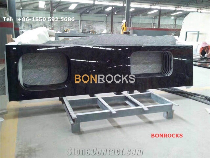 Nero Angola Black Granite Countertops