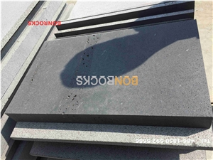 Volcano Black Basalt Black Lava Stone Steps