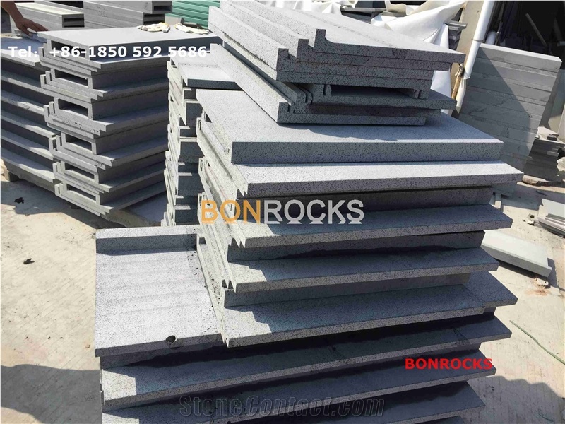 Volcano Black Basalt Black Lava Stone Steps