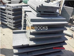 Volcano Black Basalt Black Lava Stone Steps