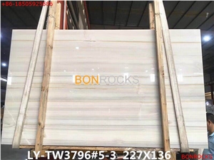 White Onyx Slab with Veins for Countertop