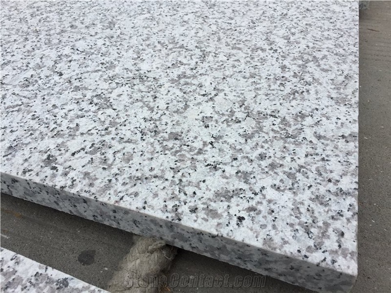 3cm G439 Flamed White Pearl Granite Pavers Tiles