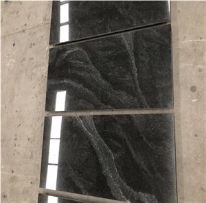 American Black Polished Jet Mist Granite Slabs