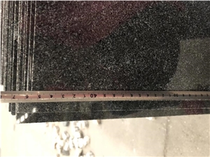 American Black Virginia Mist Granite Polishe Tiles