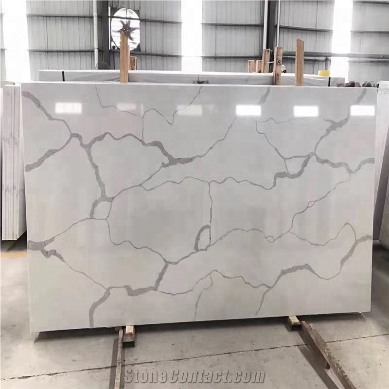 Arabescato White Faux Stone Artificial Marble Slab