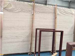 Beige Limestone Moca Cream Slabs for Wall Cladding