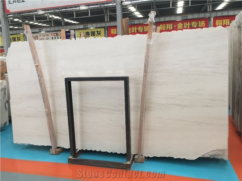 Beige Limestone Moca Cream Slabs for Wall Cladding