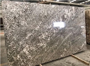 Brazil Bianco Azul Aran White Granit Polished Slab