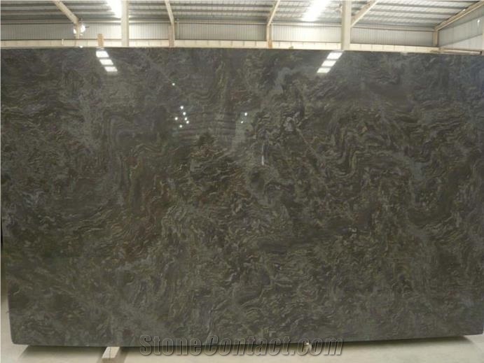 Brazil Cafe Imperial Granite Polished Slabs Tiles