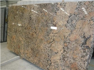 Brazil Crystal Gold Granite Slabs