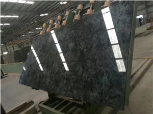 Brazil Emerald Labradorite Blue Granite Slabs Tile