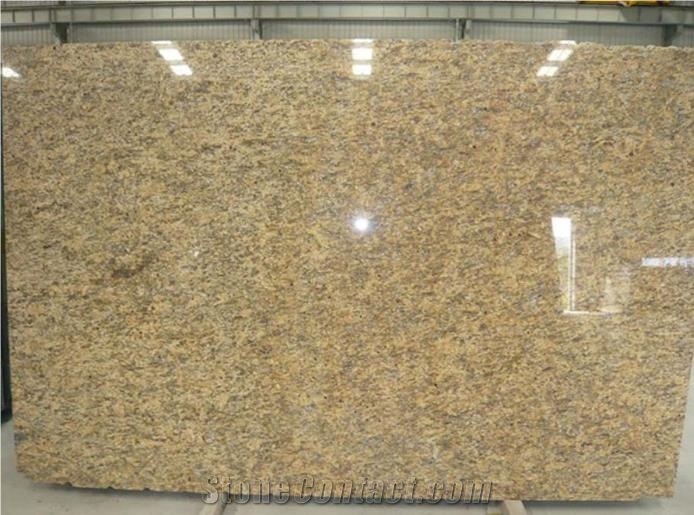 Brazil Giallo Veneziano Granite Polished Slabs