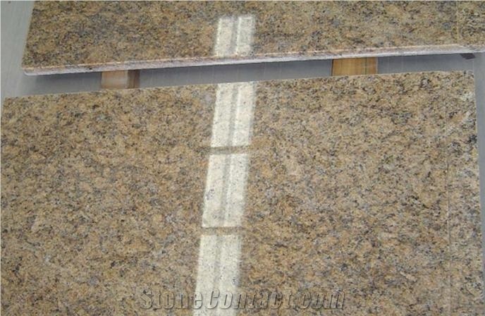 Brazil Giallo Veneziano Granite Polished Slabs