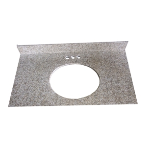 Brazil Polished Navajo White Granite Bathroom Countetop