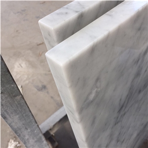 Carrara White Marble Bathroom Vanity Countertops