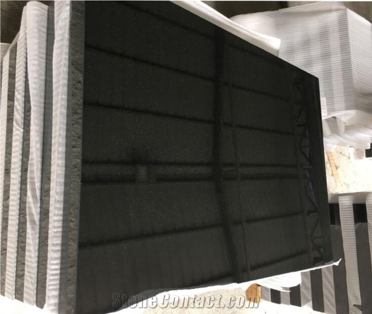 China Absolute Black Granite Tiles for Floor