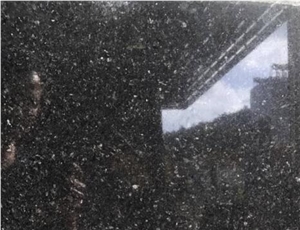 China Black Gold Diamond Granite Slabs Flooring