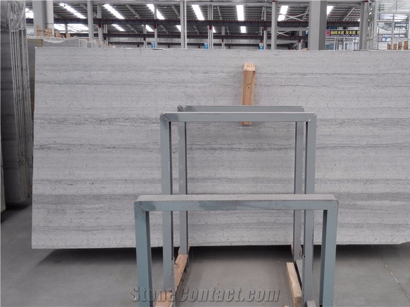 China Blue Wood Vein Marble Slabs For Wall Tiles