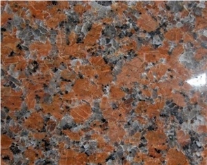 China Charme Capao Bonito Maple Red Granite Slabs