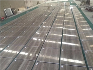China Coffee Wood Vein Marble Walling Stone Tiles