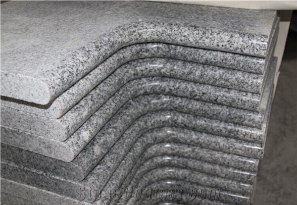 China Flamed Bianco Crystal Granite Paving Stone