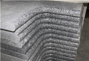 China Flamed Bianco Crystal Granite Paving Stone