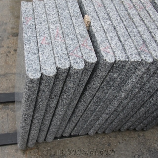 China Flamed Bianco Crystal Granite Paving Stone