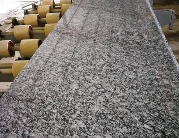 China G377 Mengyin Seawave Flower Granite Tiles