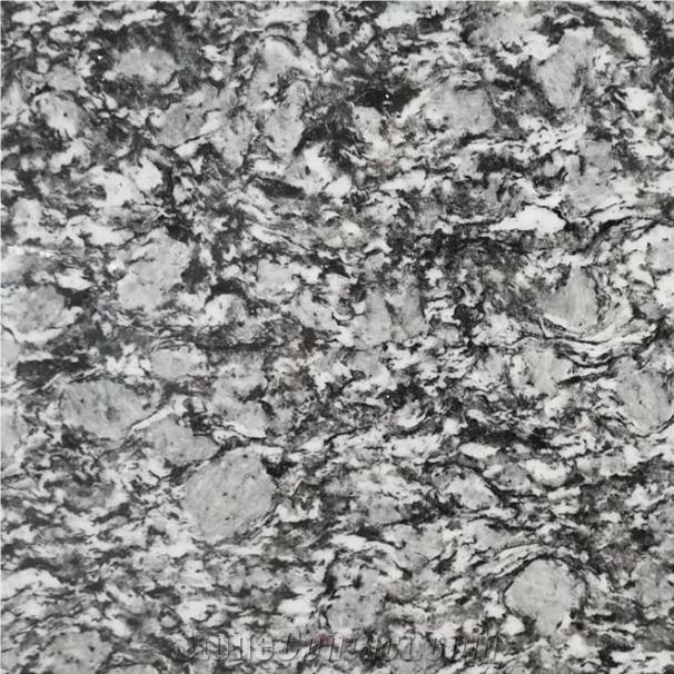 China G377 Mengyin Seawave Flower Granite Tiles