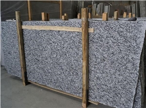 China G377 Spray White Granite Polished Big Slabs China G377 Spray White Granite Polished Big Slabs