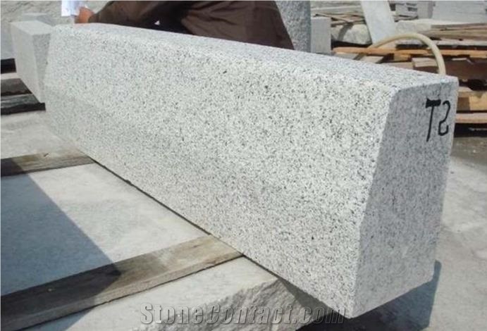 China G603 Grey Granite Exterior Walkway Kerbstone